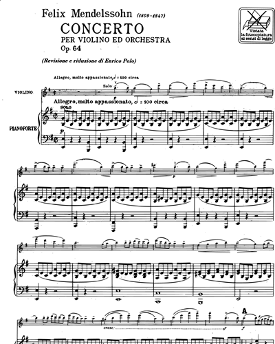 Concerto per violino e orchestra Op. 64