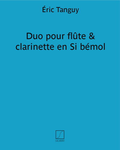 Duo pour flûte & clarinette en Si bémol