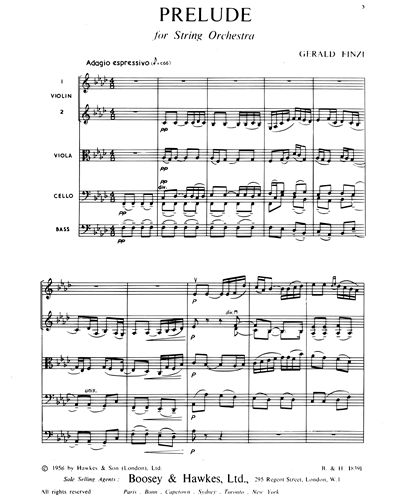 Prelude for Strings, op. 25