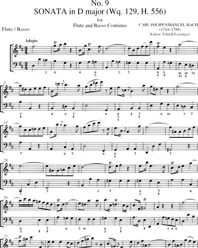 Sämtliche Sonaten, Band 5: D-dur Wq 129, D-dur Wq 131