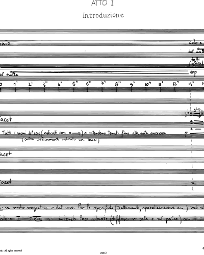 Opera Vocal Score