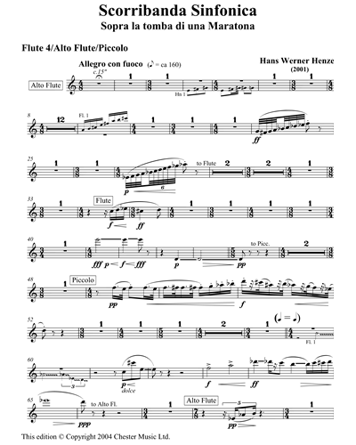 Flute 4/Piccolo/Alto Flute
