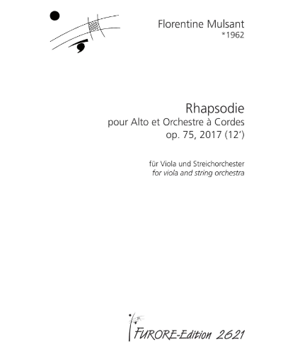 Rhapsodie, op. 75