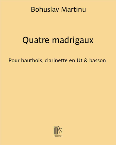 4 Madrigaux