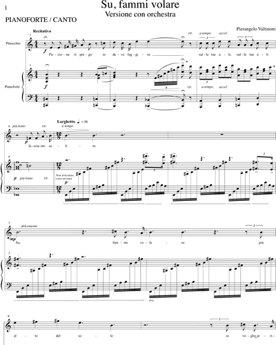 Piano/Vocal Score