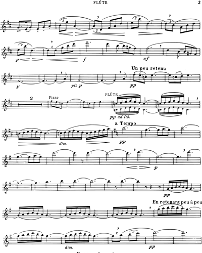 En bateau (extrait n. 1 de la "Petite suite") - Pour flûte & piano