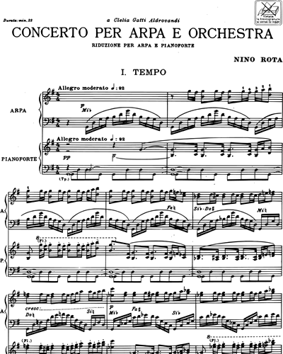 Concerto - Per arpa e orchestra