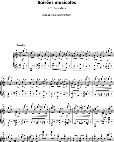 Toccatina (No. 1 from 'Soirées Musicales, op. 6')