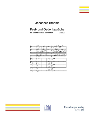 Fest- und Gedenksprüche, op. 109