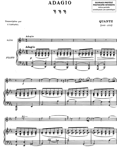 Adagio pour flûte & piano