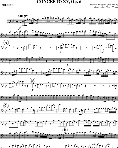 Concerto XV, op. 6