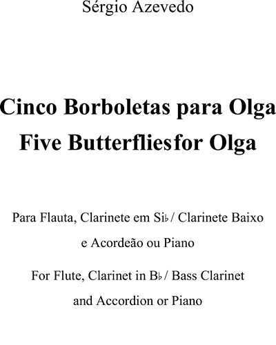 Five Butterflies for Olga