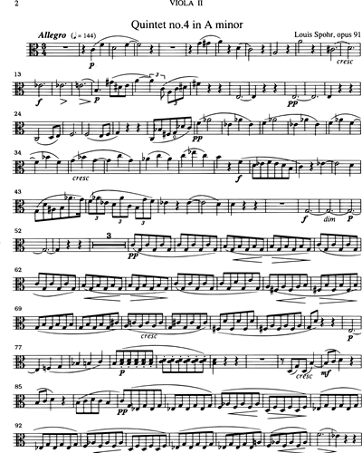 [String Quintet] Viola 2