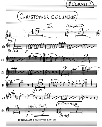 Two extracts from "Christopher Columbus"