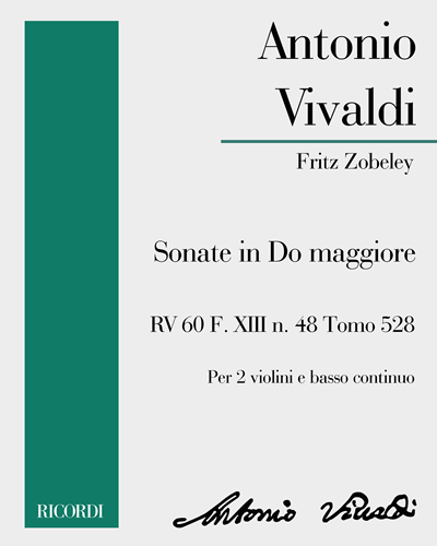 Sonate in Do maggiore RV 60 F. XIII n. 48 Tomo 528