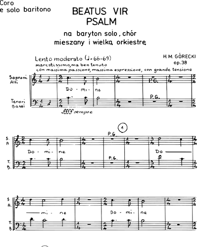 Beatus Vir, Op. 38
