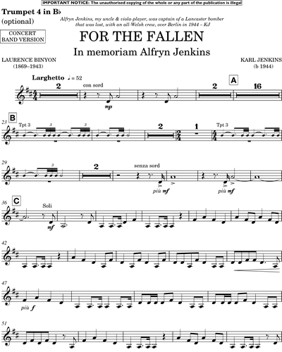 For the Fallen [Concert Band Version]