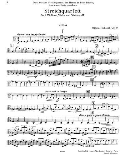 Streichquartett C-dur op. 37