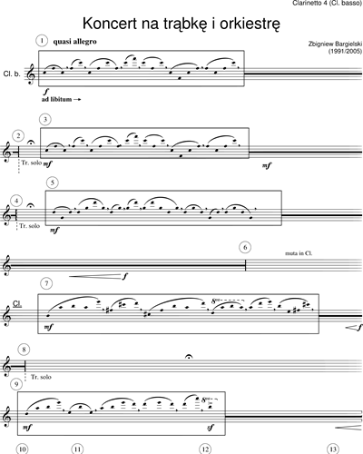 Clarinet in Bb 4/Bass Clarinet