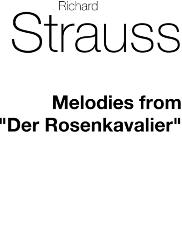 Melodies from 'Der Rosenkavalier'