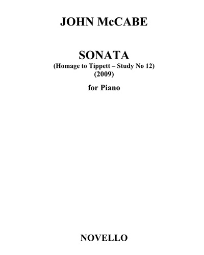 Sonata (Homage to Tippett - Study No. 12)