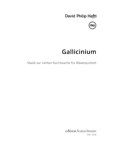 Gallicinium 'Music for the Fourth Nocturnal Vigil'