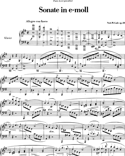 Sonate e-moll op. 28