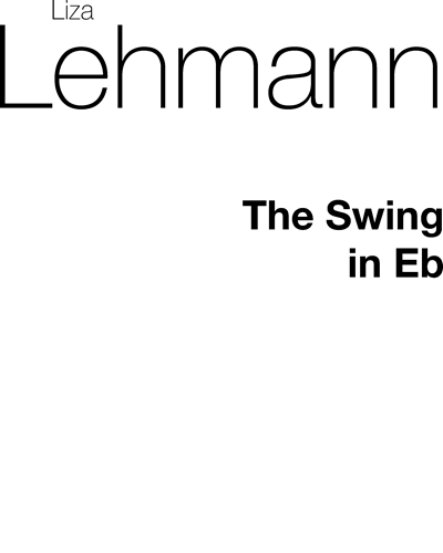 The Swing in E-flat (from "The Daisy Chain")