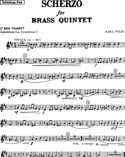 Bass Trumpet in Eb (Trombone Alternative)