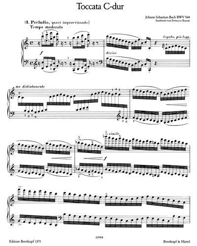 Toccata C-dur BWV 564
