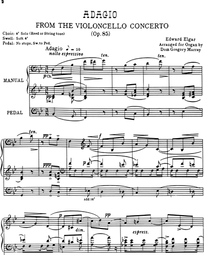 Adagio (from "Violoncello Concerto, Op. 85")