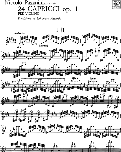 Capricci Op. 1