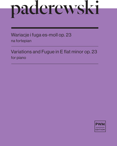 Variations and Fugue in E flat minor op. 23