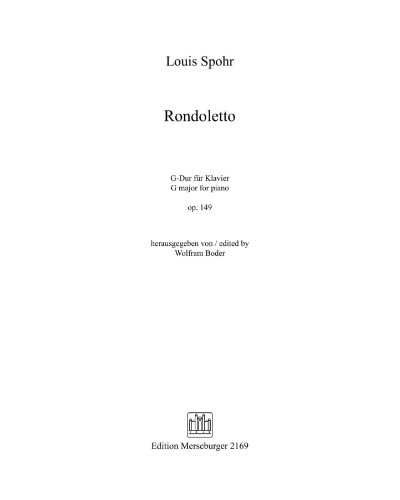 Rondoletto, op. 149