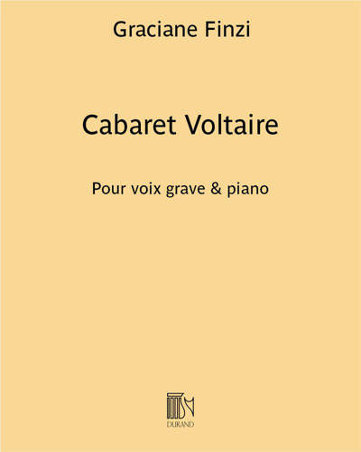 Cabaret voltaire - Pour voix grave & piano
