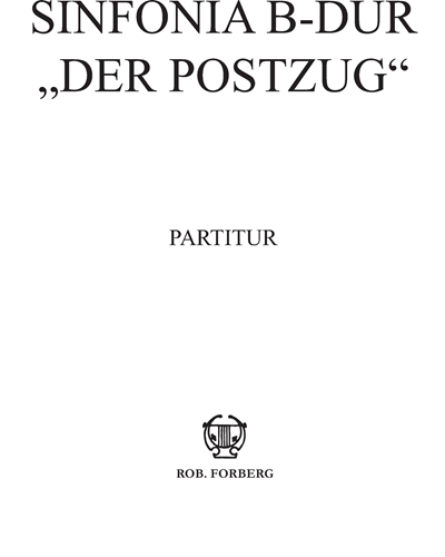 Sinfonia B-Dur "Der Postzug"