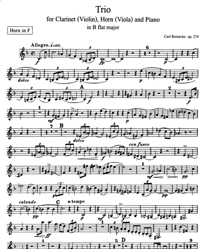 Trio in B-dur op. 274