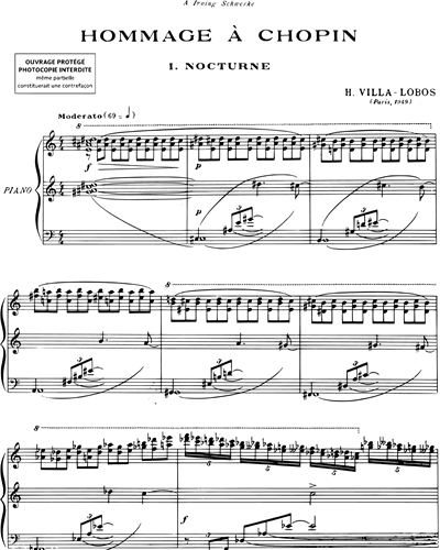 Hommage à Chopin - Pour piano