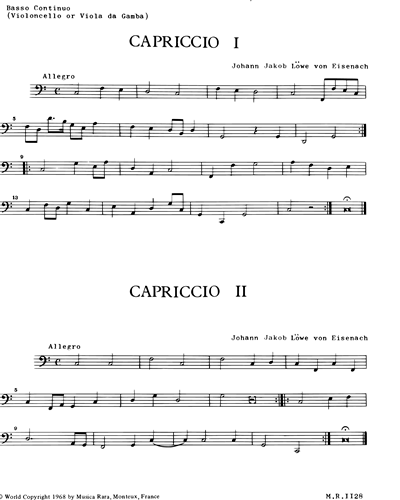 Basso Continuo & Cello (Alternative) & Viol (Alternative)