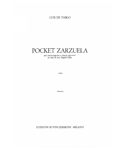 Pocket Zarzuela