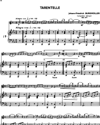 La Clarinette Classique, Vol. C: Tarentelle
