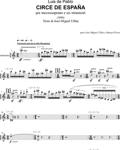 Clarinet in A/Clarinet in Eb/Bass Clarinet