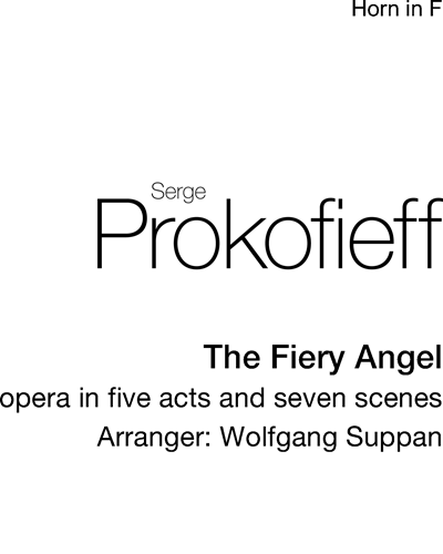 The Fiery Angel, op. 37