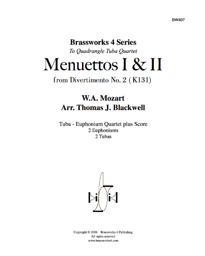 Minuets 1 & 2 (from 'Divertimento No. 2, K. 131')