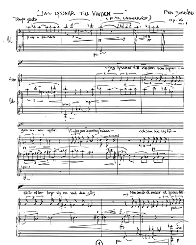 2 recitativer, Op. 16