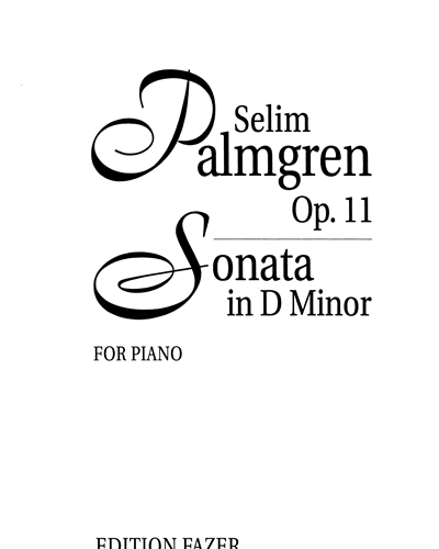 Sonata for piano op. 11