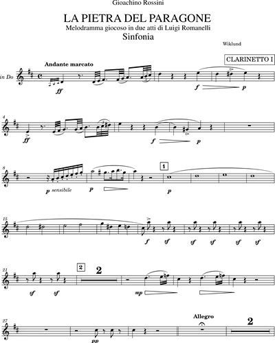 Clarinet in C 1