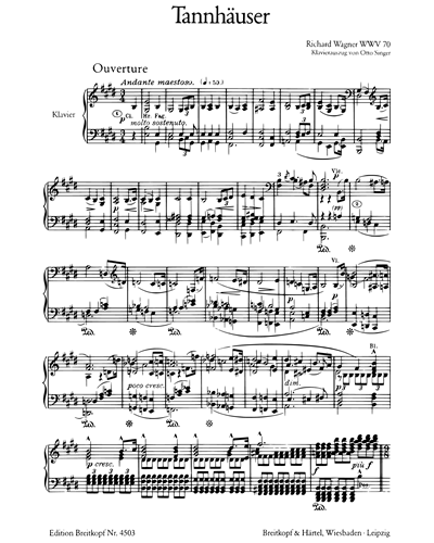 Opera Vocal Score [de]/[en]