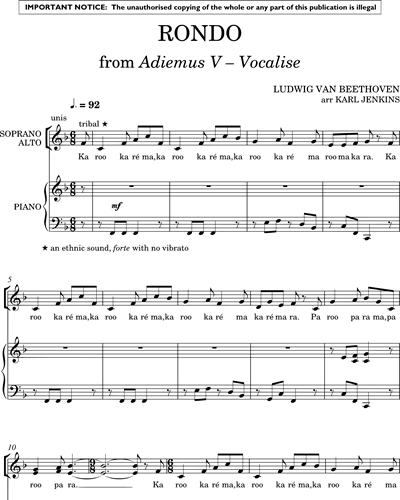 Vocal Score