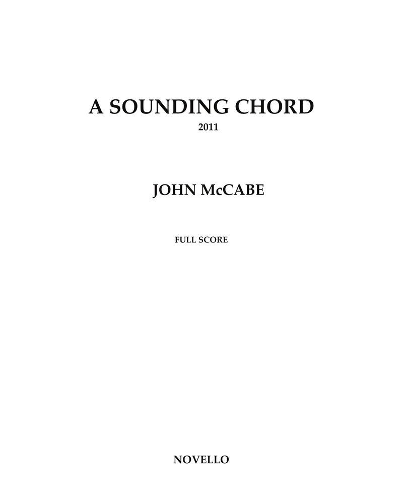 A Sounding Chord